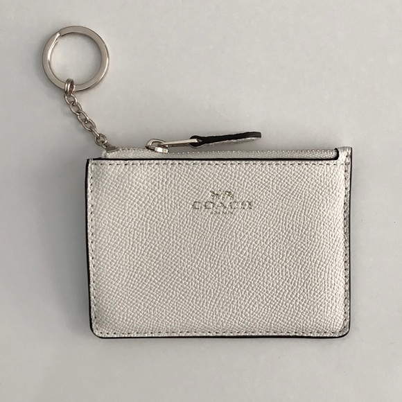 COACH Mini Card ID Skinny Keyring Wallet NWT - Picture 2 of 3
